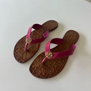 Women’s Pink Tory Burch Thong Sandals